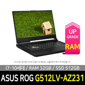 ASUS ROG G512LV-AZ231 RAM 16GB 추가(사은품 증정)
